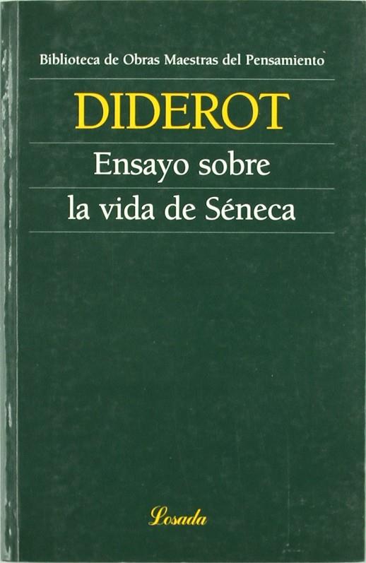 ENSAYO SOBRE LA VIDA DE SENECA | 9789500393584 | DIDEROT