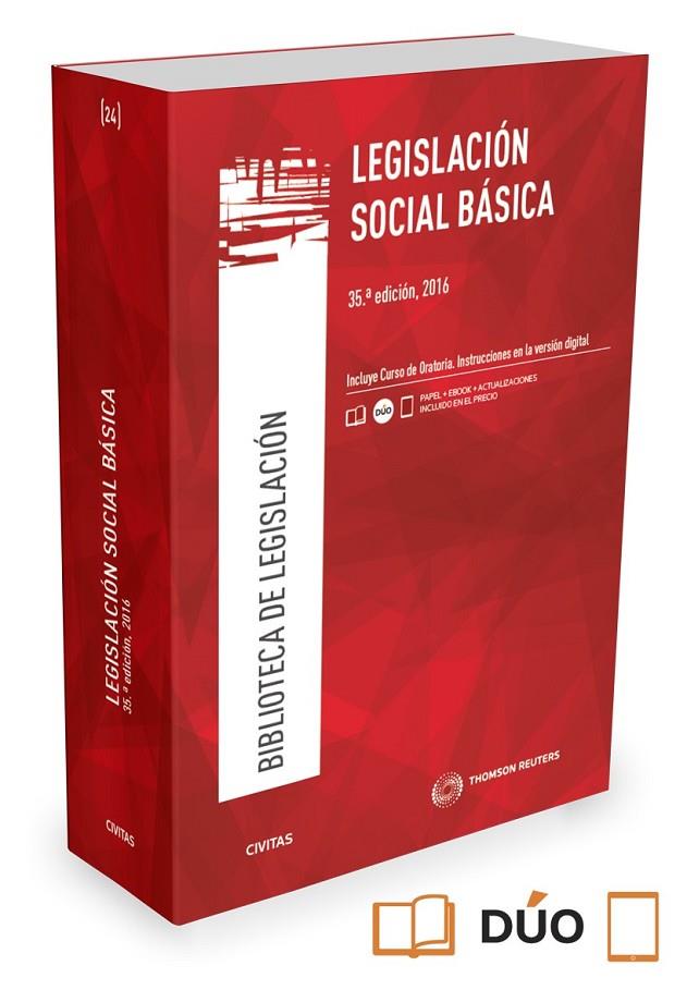 LEGISLACIÓN SOCIAL BÁSICA (PAPEL+E-BOOK) | 9788491357704 | SEQUEIRA FUENTES, MARCIAL/SERRANO MARTÍNEZ, JOSÉ E.