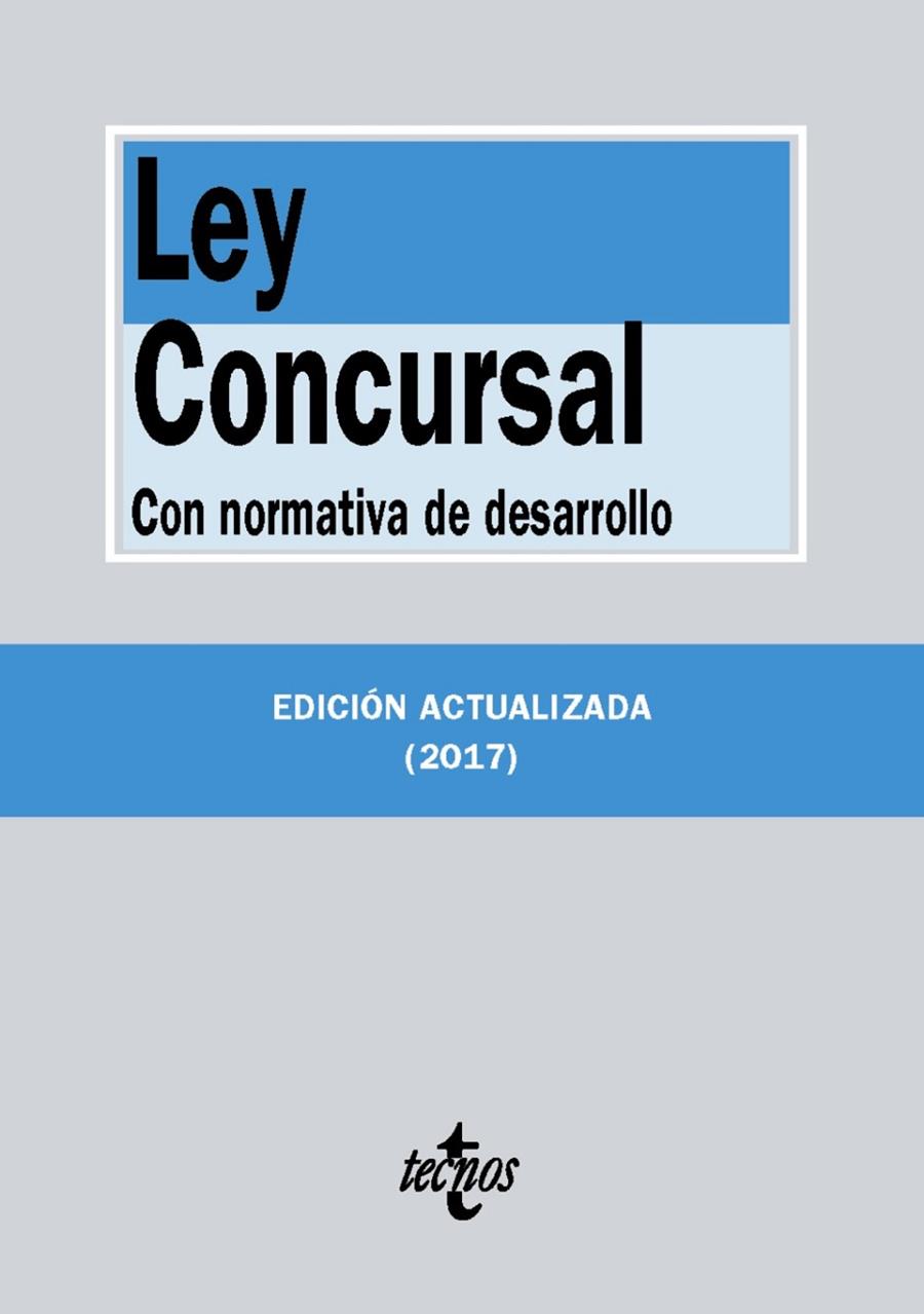 LEY CONCURSAL | 9788430971718 | EDITORIAL TECNOS