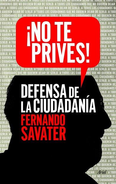¡NO TE PRIVES! | 9788434418615 | SAVATER, FERNANDO