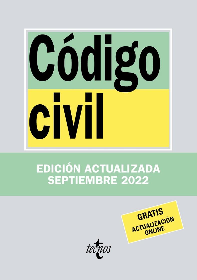 CÓDIGO CIVIL 2022 | 9788430985562 | EDITORIAL TECNOS