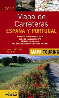 MAPA DE CARRETERAS DE ESPAÑA 1:340.000, 2011 | 9788499350981 | ANAYA TOURING CLUB
