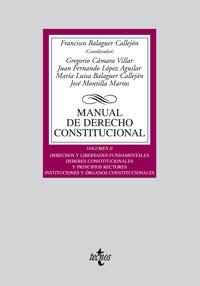 MANUAL DEL DERCHO CONSTITUCIONAL VOL.II | 9788430947706 | BALAGUER CALLEJÓN, FRANCISCO/CÁMARA VILLAR, GREGORIO/LÓPEZ AGUILAR, JUAN FERNANDO/Y OTROS