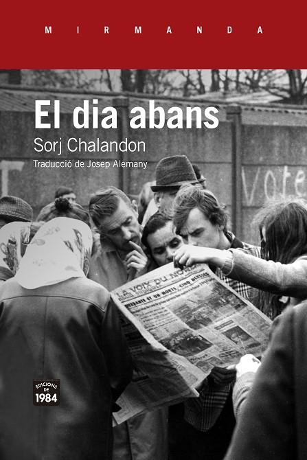 EL DIA ABANS | 9788416987535 | CHALANDON, SORJ