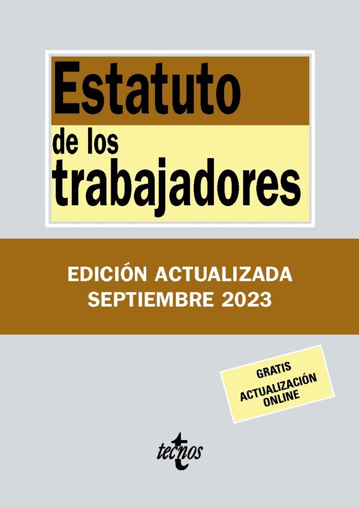 ESTATUTO DE LOS TRABAJADORES (2023) | 9788430988389 | EDITORIAL TECNOS