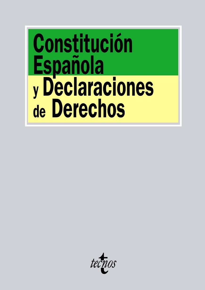 CONSTITUCION ESPAÑOLA Y DECLARACIONES DE DERECHOS | 9788430953257 | BALAGUER CALLEJON, FRANCISCO/CAMARA VILLAR, GREGOR