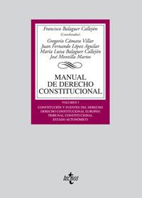 MANUAL DEL DERECHO CONSTITUCIONAL VOL.I | 9788430947690 | BALAGUER CALLEJÓN, FRANCISCO