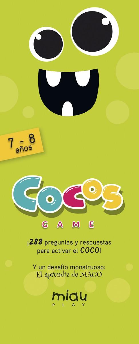 COCOS GAME 7-8 AÑOS | 9788416082216 | OROZCO, MARÍA JOSÉ / RAMOS, ÁNGEL MANUEL / RODRÍGUEZ, CARLOS MIGUEL / JIMÉNEZ DUARTE, LIDIA