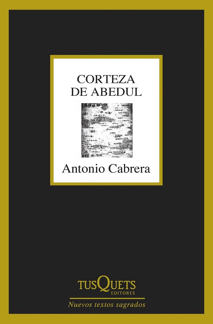 CORTEZA DE ABEDUL | 9788490662892 | ANTONIO CABRERA