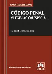 CODIGO PENAL Y LEGISLACION ESPECIAL SEPTIEMBRE 2013 | 9788483423783 | AAVV