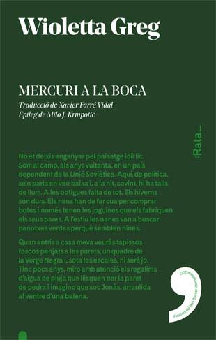 MERCURI A LA BOCA | 9788416738212 | GREG, WIOLETTA