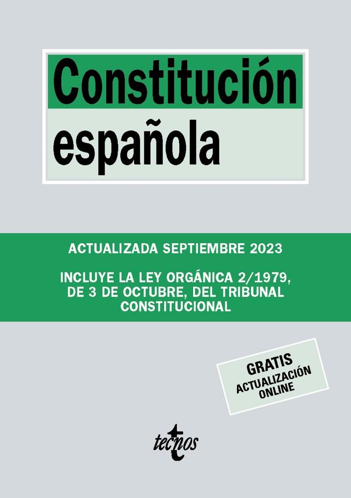 CONSTITUCIÓN ESPAÑOLA (2023) | 9788430988365 | EDITORIAL TECNOS