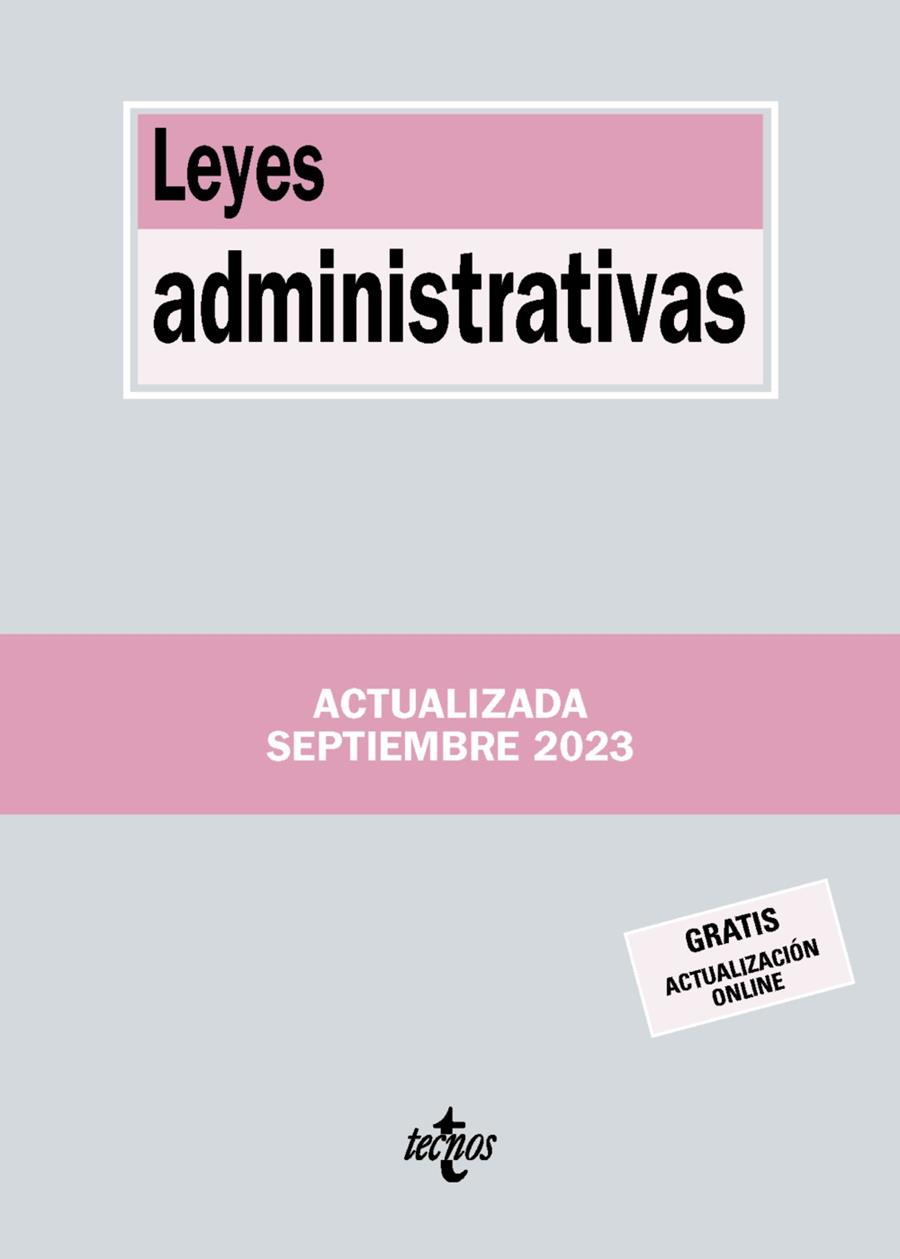 LEYES ADMINISTRATIVAS (2023) | 9788430988532 | EDITORIAL TECNOS