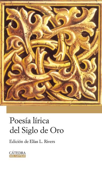 POESIA LIRICA DEL SIGLO DE ORO | 9788437624853 | AA. VV.