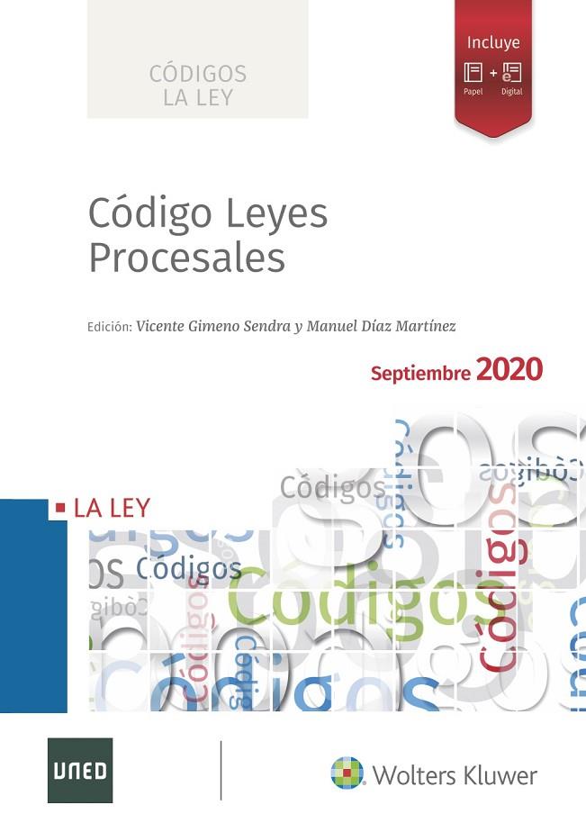 CÓDIGO DE LEYES PROCESALES 2020 | 9788418349324 | GIMENO SENDRA, VICENTE / DÍAZ MARTÍNEZ, MANUEL