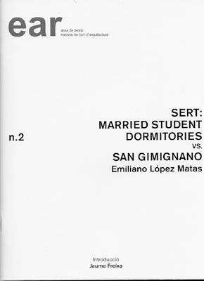 SERT, MARRIED STUDENT DORMITORIES | 9788484241270 | LOPEZ, EMILIANO