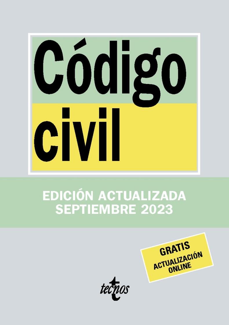 CÓDIGO CIVIL (2023) | 9788430988303 | EDITORIAL TECNOS