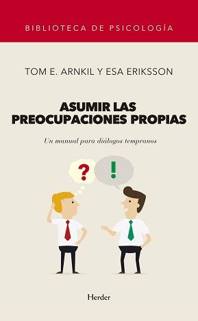 ASUMIR LAS PREOCUPACIONES PROPIAS | 9788425445705 | ARNKIL, TOM ERIK/ERIKSSON, ESA