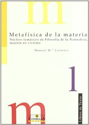 METAFISICA DE LA MATERIA | 9788484680345 | CARREIRA, MANUEL Mª