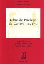 LLIBRE DE PRIVILEGIS DE CERVERA | 9788479350505 | AAVV