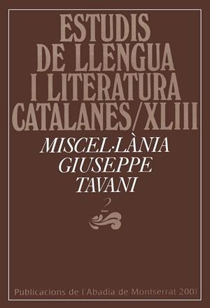 MISCEL.LANIA GIUSEPPE TAVANI 2 | 9788484153047 | VARIOS AUTORES