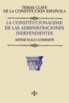 CONSTITUCIONALIDAD DE LAS ADMINISTRACIONES INDEPENDIENTES, L | 9788430937578 | RALLO LOMBARTE, ARTEMI