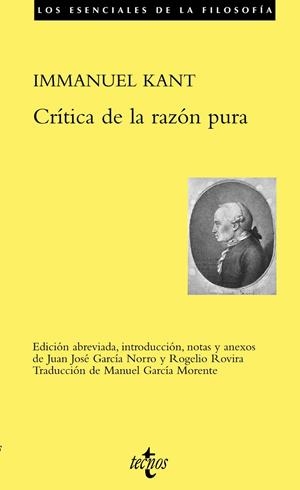CRITICA DE LA RAZON PURA | 9788430938100 | KANT