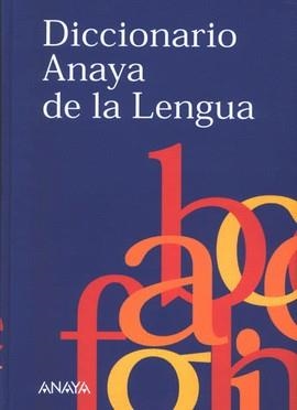 DICCIONARIO ANAYA DE LA LENGUA | 9788483322451 | VARIOS