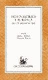 POESIA SATIRICA Y BURLESCA DE LOS SIGLOS DE ORO | 9788467001785 | VVAA