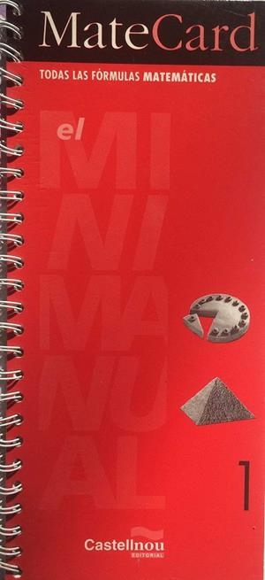 MATECARD TODAS LAS FORMULAS MATEMATICAS | 9788488901170 | VARIOS