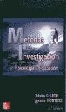 METODOS DE INVESTIGACION EN PSICOLOGIA Y EDUCACION | 9788448136703 | LEON/MONTERO