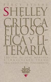 CRITICA FILOSOFICA Y LITERARIA | 9788446015390 | BYSSHE SHELLEY, PERCY