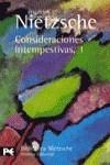 CONSIDERACIONES INTEMPESTIVAS 1 | 9788420637112 | NIETZSCHE, FRIEDRICH