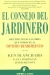 CONSEJO DEL JARDINERO, EL | 9788495787309 | BLANCHARD, KEN