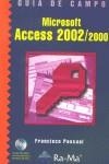 ACCESS 2002 / 2000 | 9788478975587 | PASCUAL, FRANCISCO