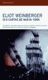 12- S CARTAS DE NUEVA YORK | 9788484531418 | WEINBERGER, ELIOT