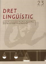 DRET LINGUISTIC | 9788496035416 | VERNET, JAUME /COOR)