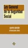 LEY GENERAL DE LA SEGURIDAD SOCIAL | 9788430939725 | FERNÁNDEZ LÓPEZ, MARÍA FERNANDA/SALVADOR PÉREZ, FÉLIX/HURTADO GONZÁLEZ, LUIS