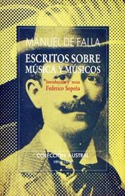 ESCRITOS SOBRE MUSICA Y MUSICOS | 9788423918539 | DE FALLA, MANUEL