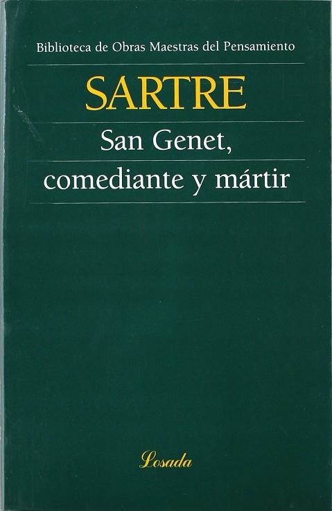 SAN GENET, COMEDIANTE Y MARTIR | 9789500378161 | SARTRE