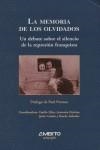 MEMORIA DE LOS OLVIDADOS, LA | 9788481831320 | AAVV