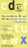DICCIONARIO DE USO DE LAS PREPOSICIONES | 9788467014471 | SLAGER, EMILE