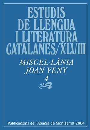 MISCEL.LANIA JOAN VENY 4 | 9788484155997 | DIVERSOS