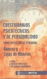 CUESTIONARIOS PSICOTECNICOS Y DE PERSONALIDAD | 9788482191867 | ANTON, ALICIA