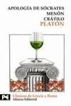 APOLOGIA DE SOCRATES. MENON. CRATILO | 9788420657172 | PLATON