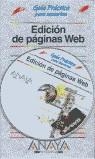 EDICION PAGINAS WEB  (+CD) | 9788441509818 | PEÑA, OSCAR