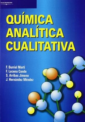 QUIMICA ANALITICA CUALITATIVA | 9788497321402 | AAVV