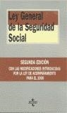 LEY GENERAL DE LA SEGURIDAD SOCIAL | 9788430935031 | FERNÁNDEZ LÓPEZ, MARÍA FERNAND
