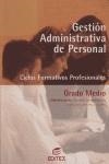 GESTION ADMINISTRATIVA DE PERSONAL CF GRADO MEDIO | 9788497711616 | VVAA