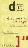 DICCIONARIO DEL ARGOT COMUN ESPAÑOL | 9788423992485 | SANMARTIN SAEZ, JULIA